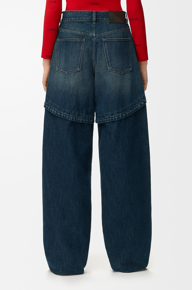 LOEWE Jeans in denim Dark Blue