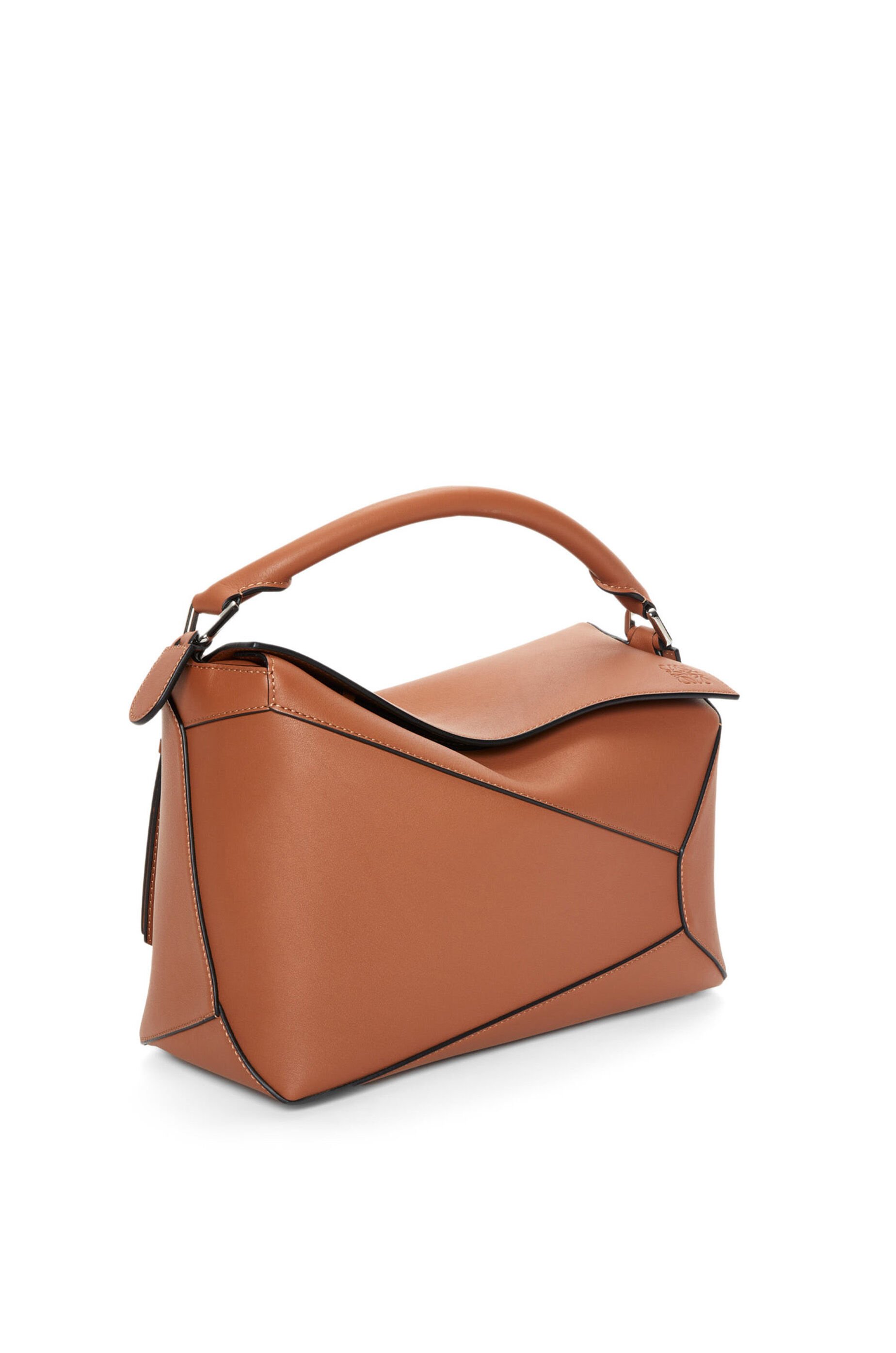 Large Puzzle bag in classic calfskin Tan LOEWE