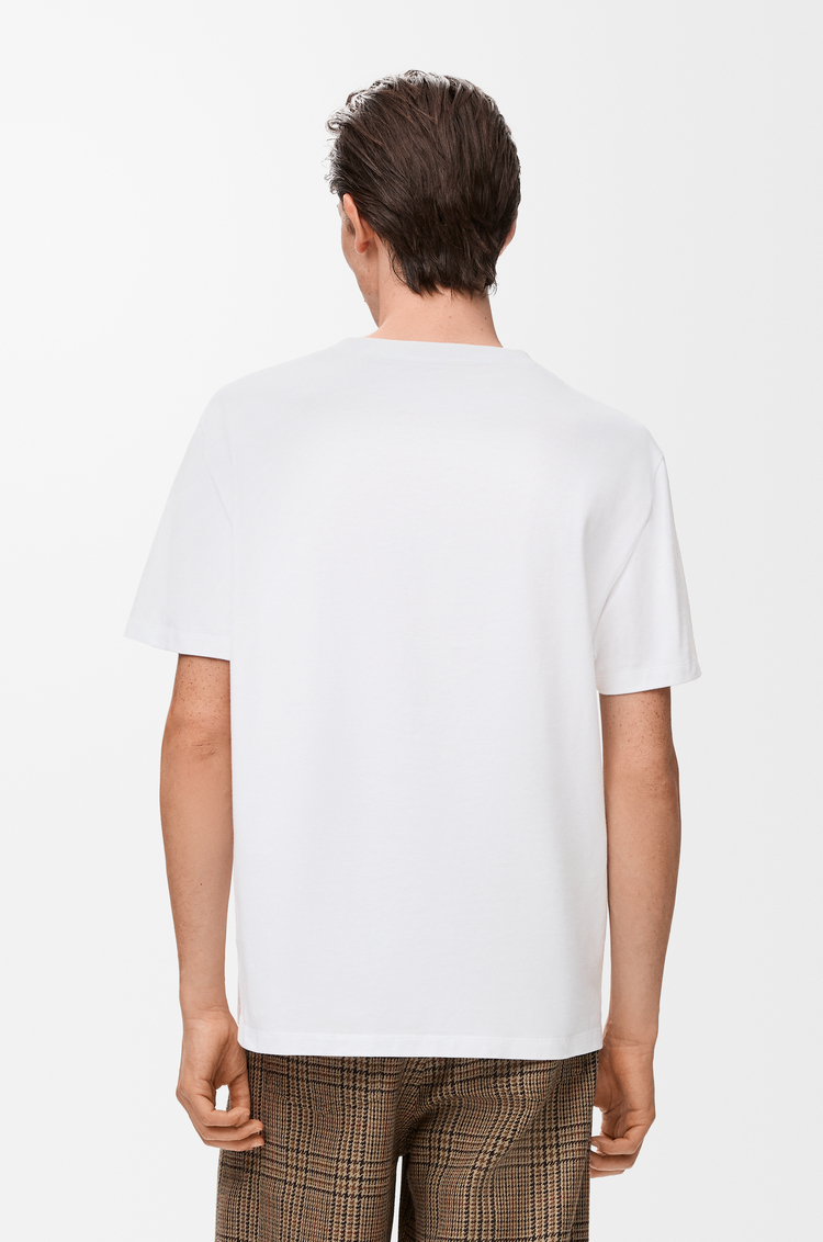 LOEWE Relaxed fit T-shirt in cotton White/Multicolor