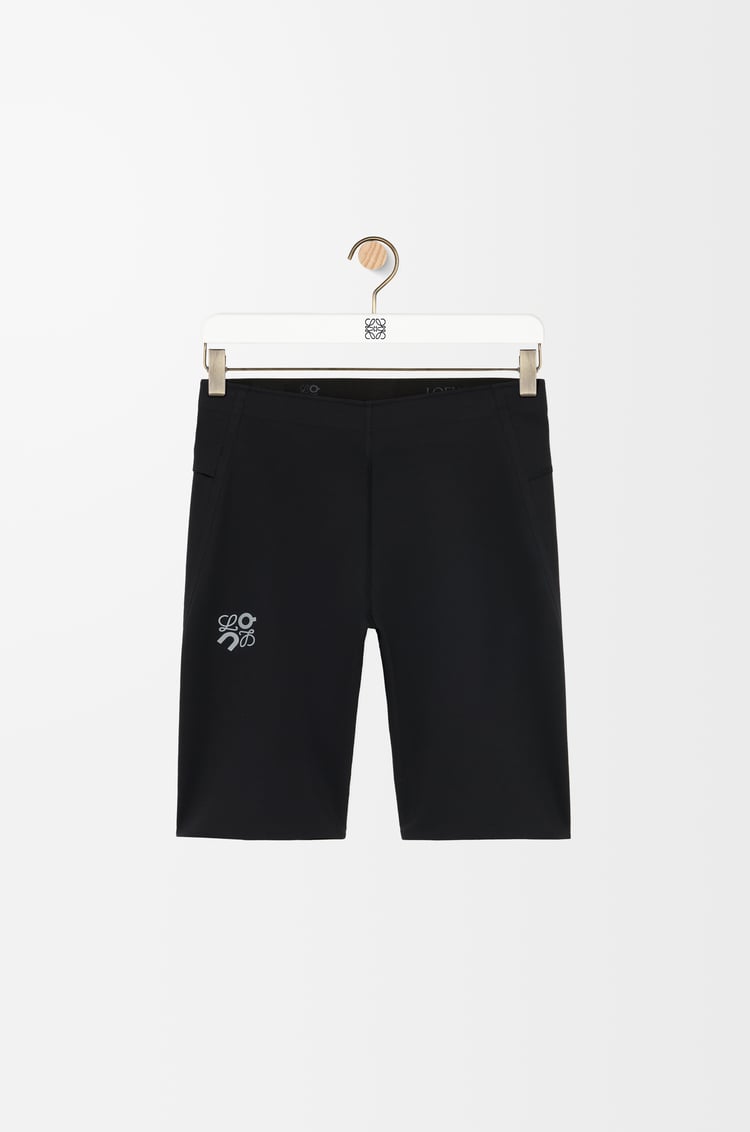 LOEWE Active shorts in technical jersey Black