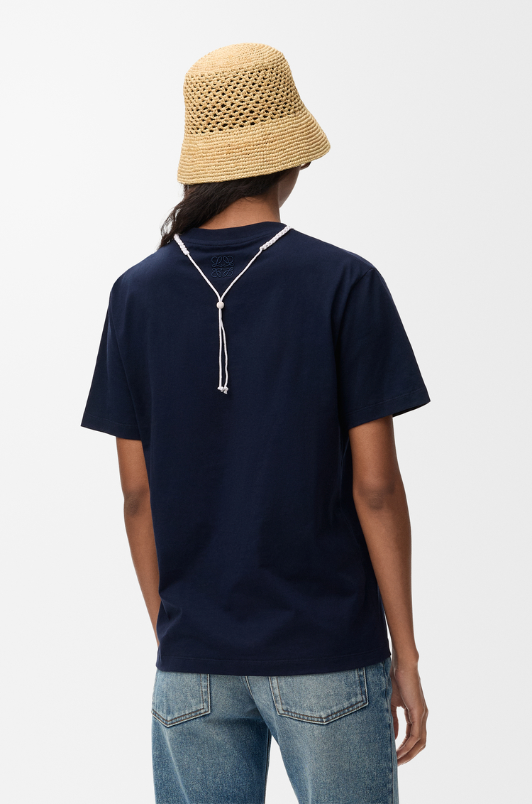 LOEWE 棉质常规版型 T 恤 海军蓝