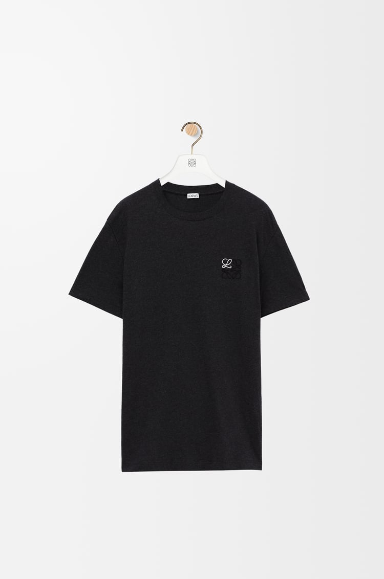 LOEWE Regular fit T-shirt in cotton Anthracite