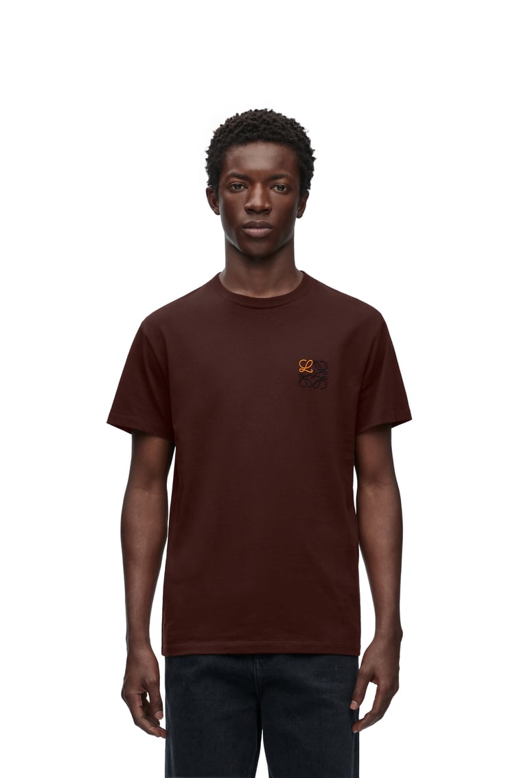 LOEWE Camiseta en algodón Marrón Chocolate