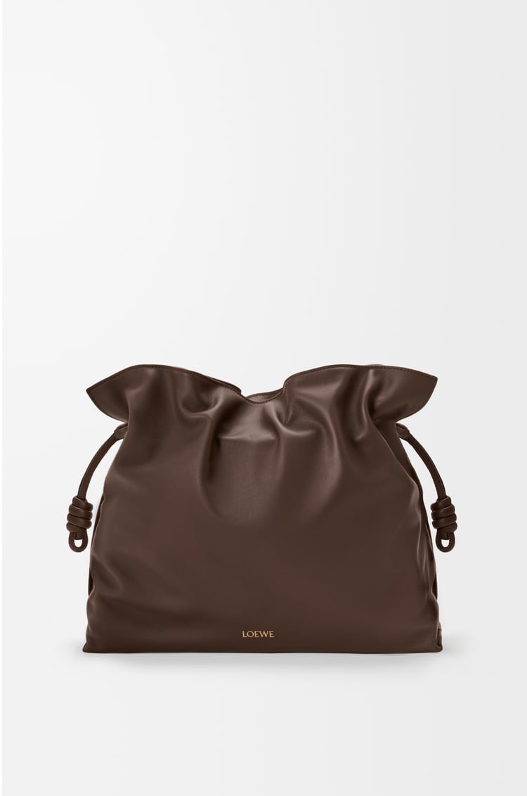 LOEWE フラメンコクラッチ ラージ（ナパカーフ） チョコレート