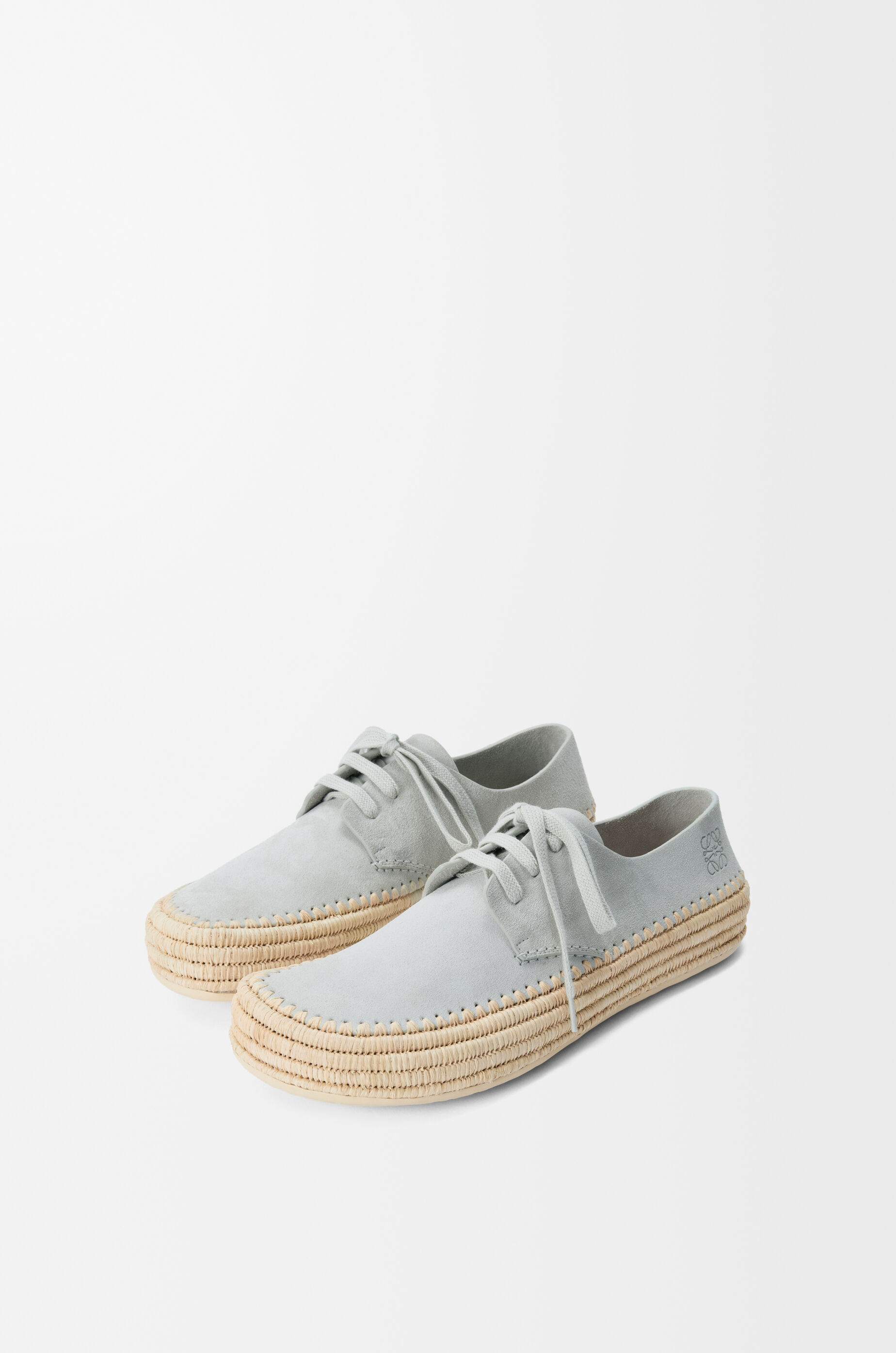 リオ レースアップ(スエード&ラフィア) グレー - LOEWE リオ レースアップ(スエード&ラフィア) グレー - LOEWE