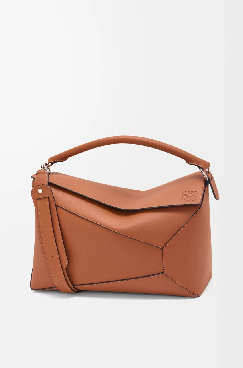 Large Puzzle Edge bag in classic calfskin
