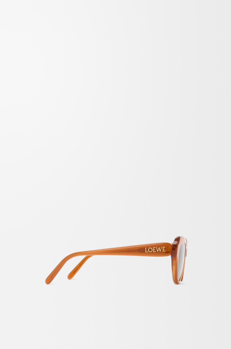 LOEWE スワン スリム サングラス キャメル