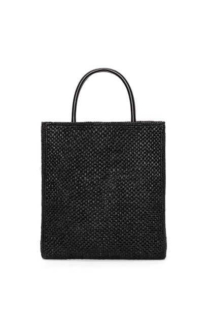 LOEWE Standard A4 Tote bag in raffia Black/White plp_rd