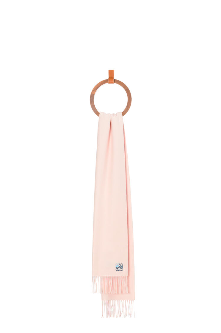 LOEWE Anagram scarf in cashmere Blush
