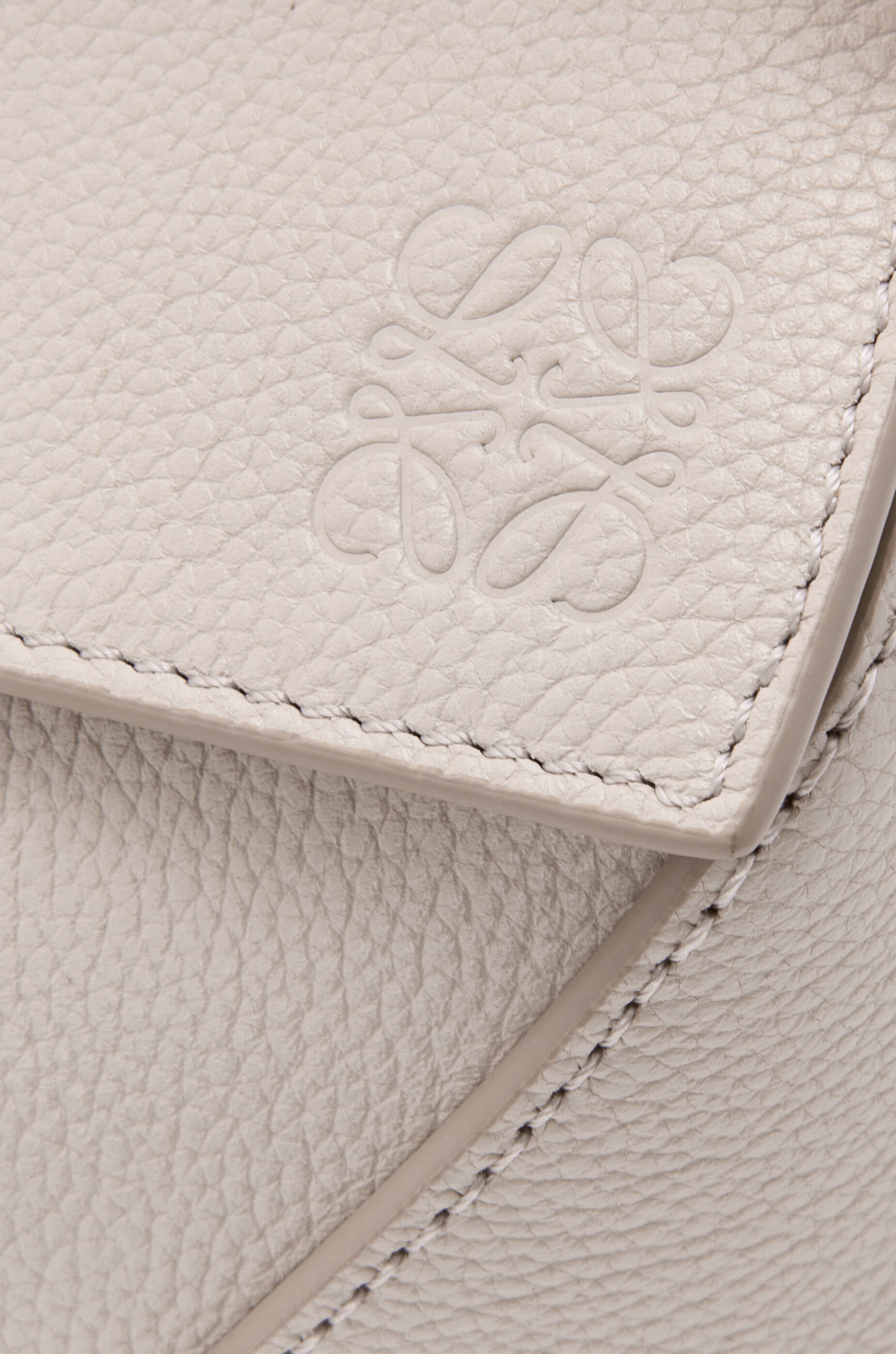 Small Puzzle Edge bag in soft grained calfskin Grey - LOEWE USA