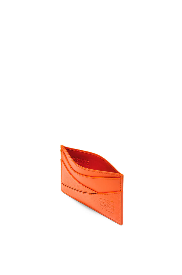 LOEWE パズル プレーン カードホルダー (ダイヤモンドカーフ) オレンジ