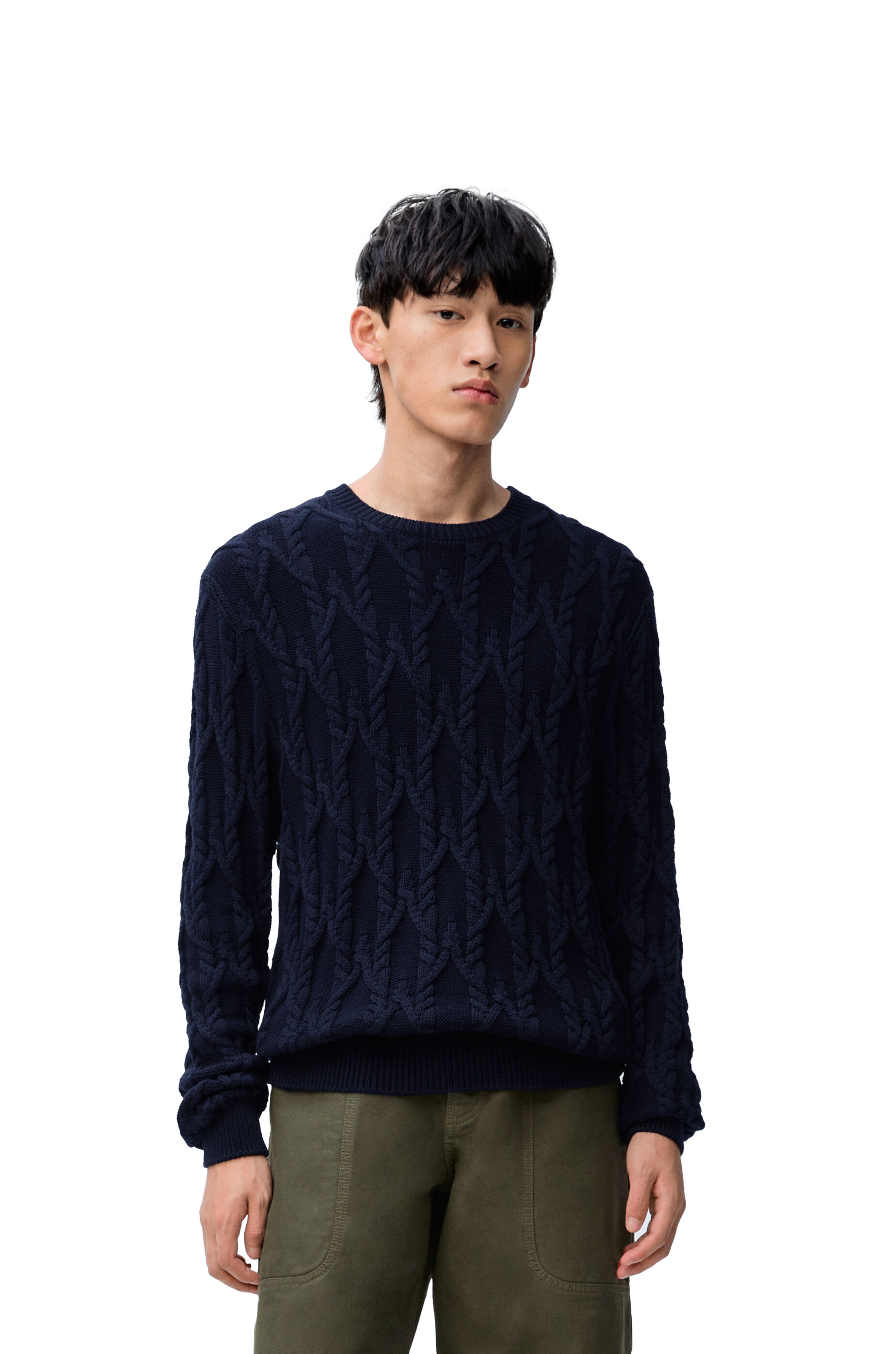 セーター（コットン） ネイビーブルー - LOEWE