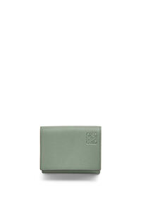 LOEWE Trifold wallet in soft grained calfskin Dark Sage pdp_rd