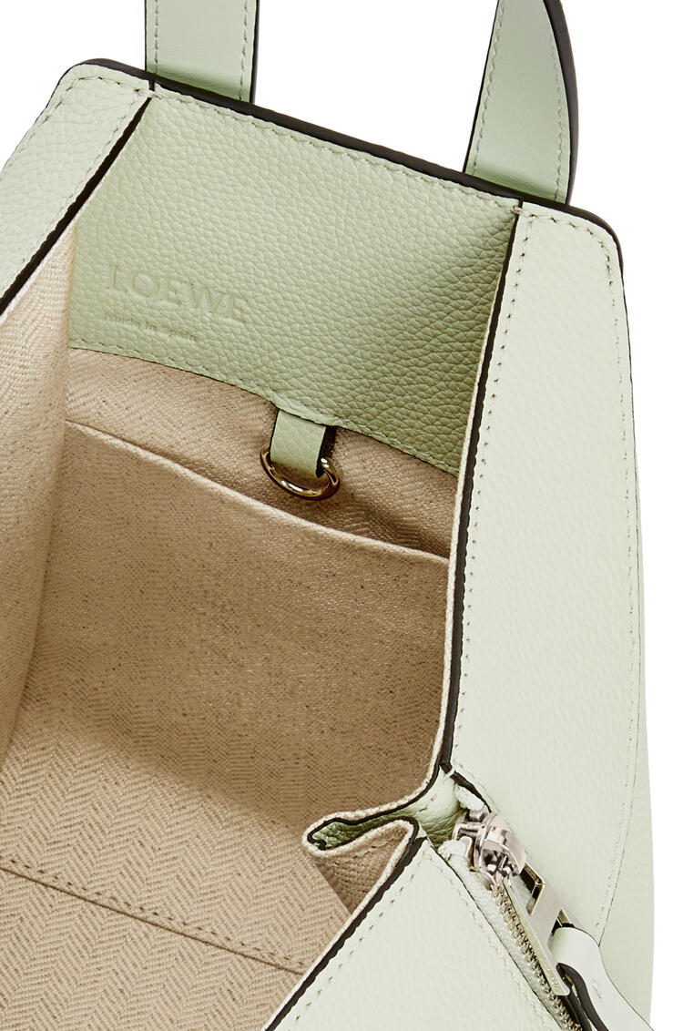 LOEWE Compact Hammock bag in soft grained calfskin Light Celadon