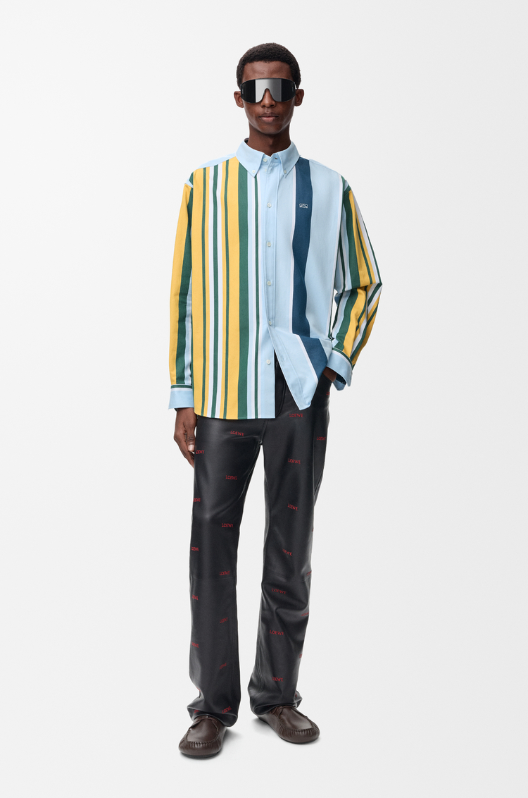 LOEWE Shirt in cotton Yellow/Multicolor