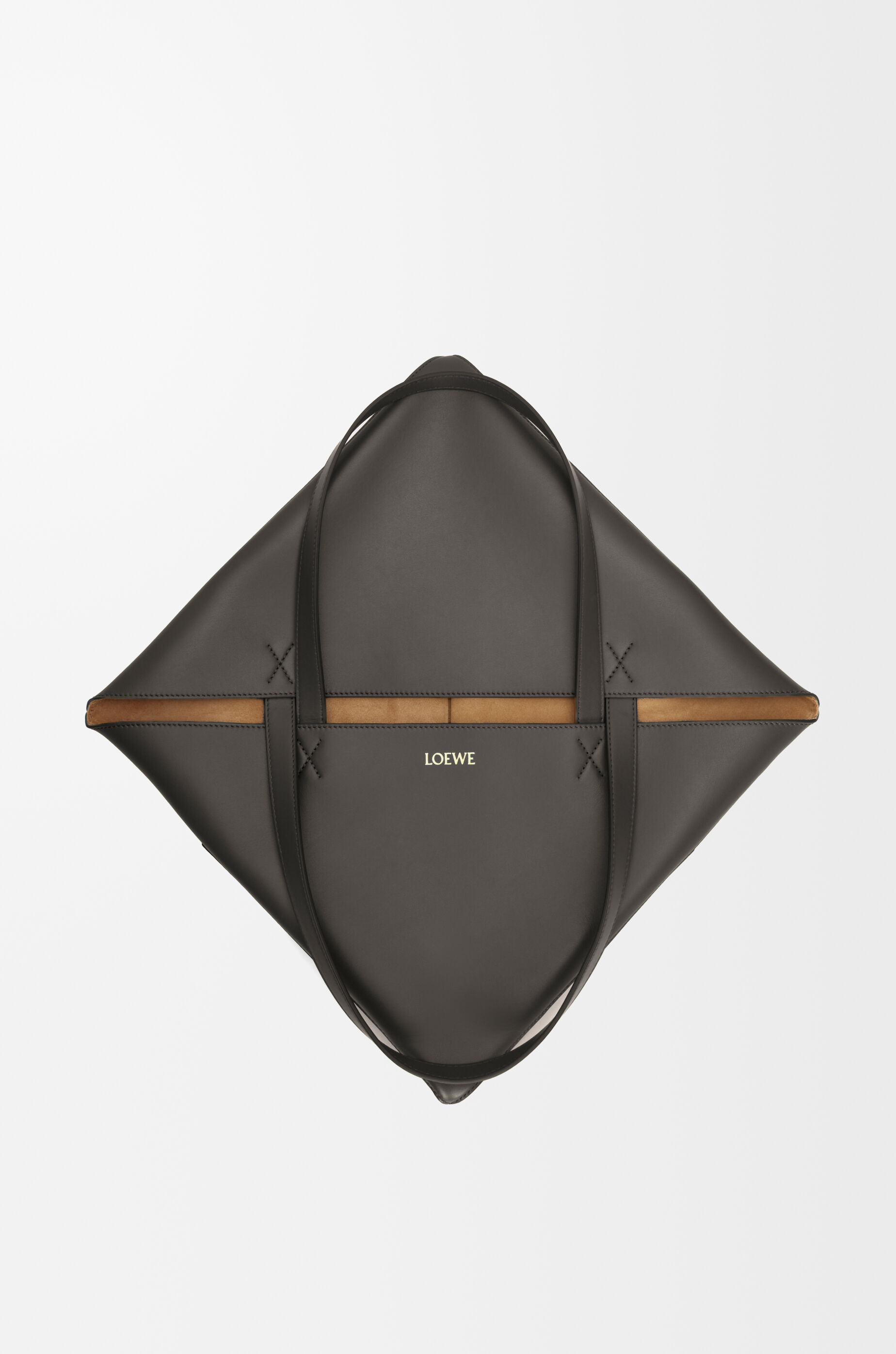 パズルフォルド トート XL（シャイニーカーフ） グレー - LOEWE