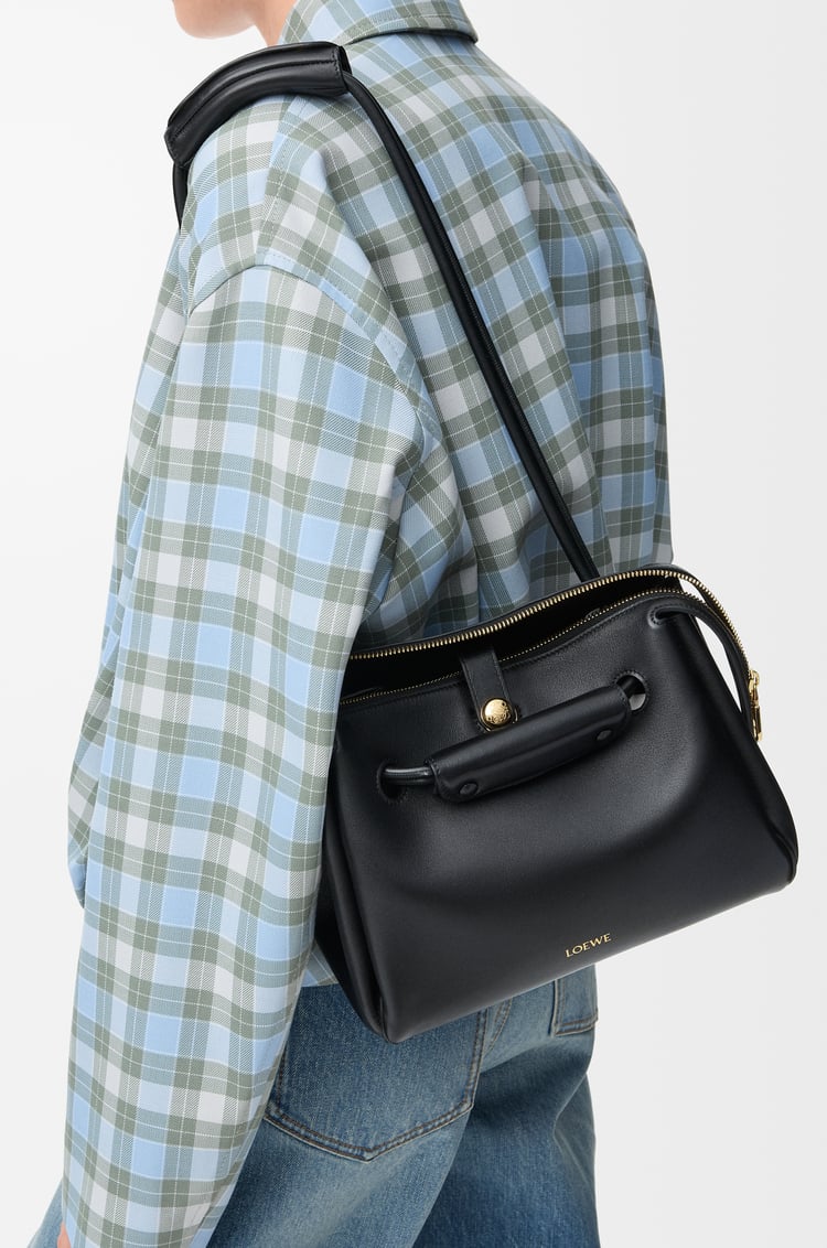 LOEWE Small Madrid bag in supple calfskin Black