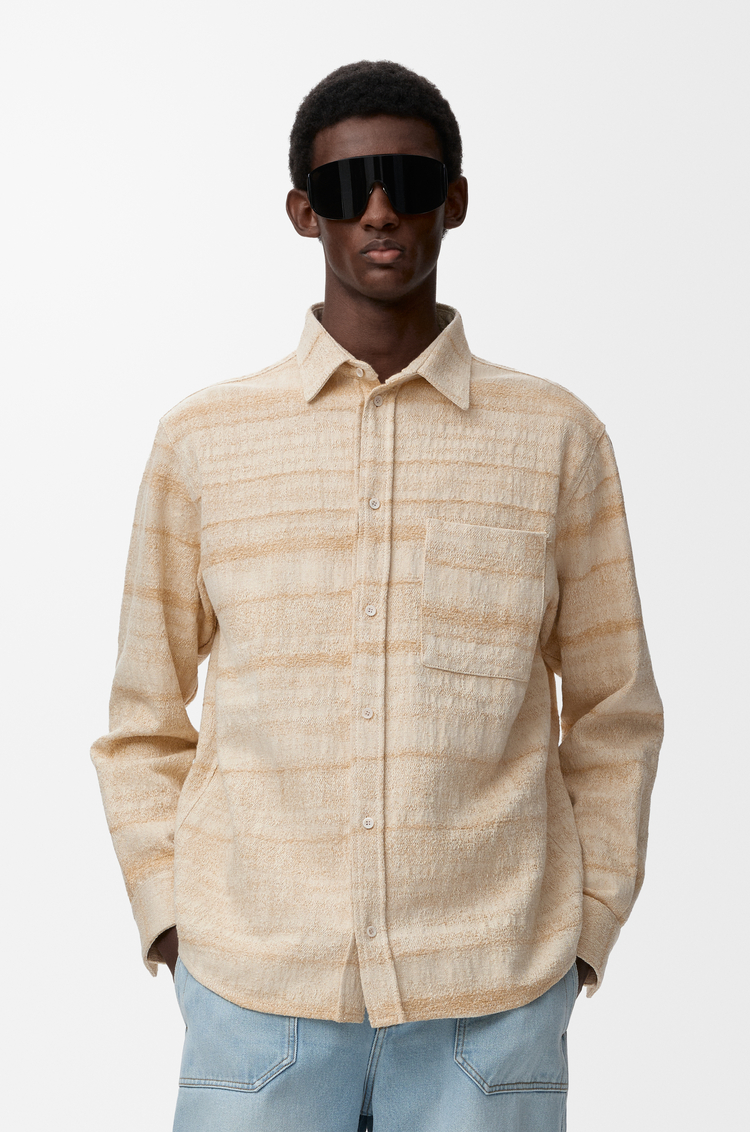 LOEWE Camicia in denim Sabbia