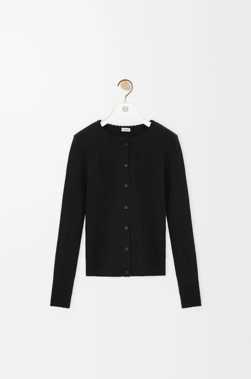 LOEWE Cárdigan en lana Negro