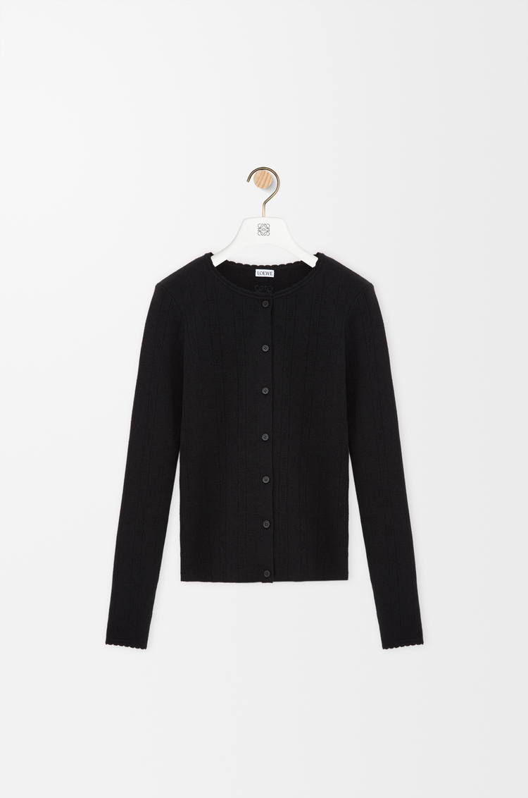 LOEWE Cárdigan en lana Negro