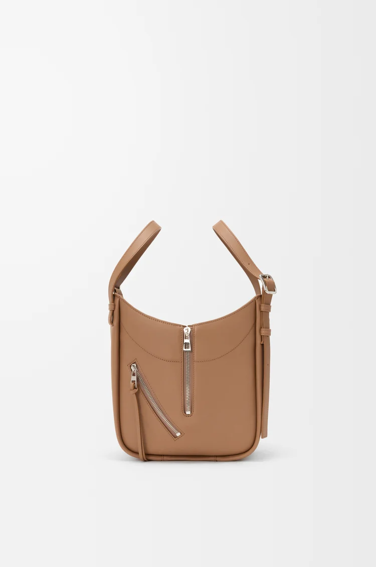 LOEWE Hammock Flip bag in classic calfskin Mocha