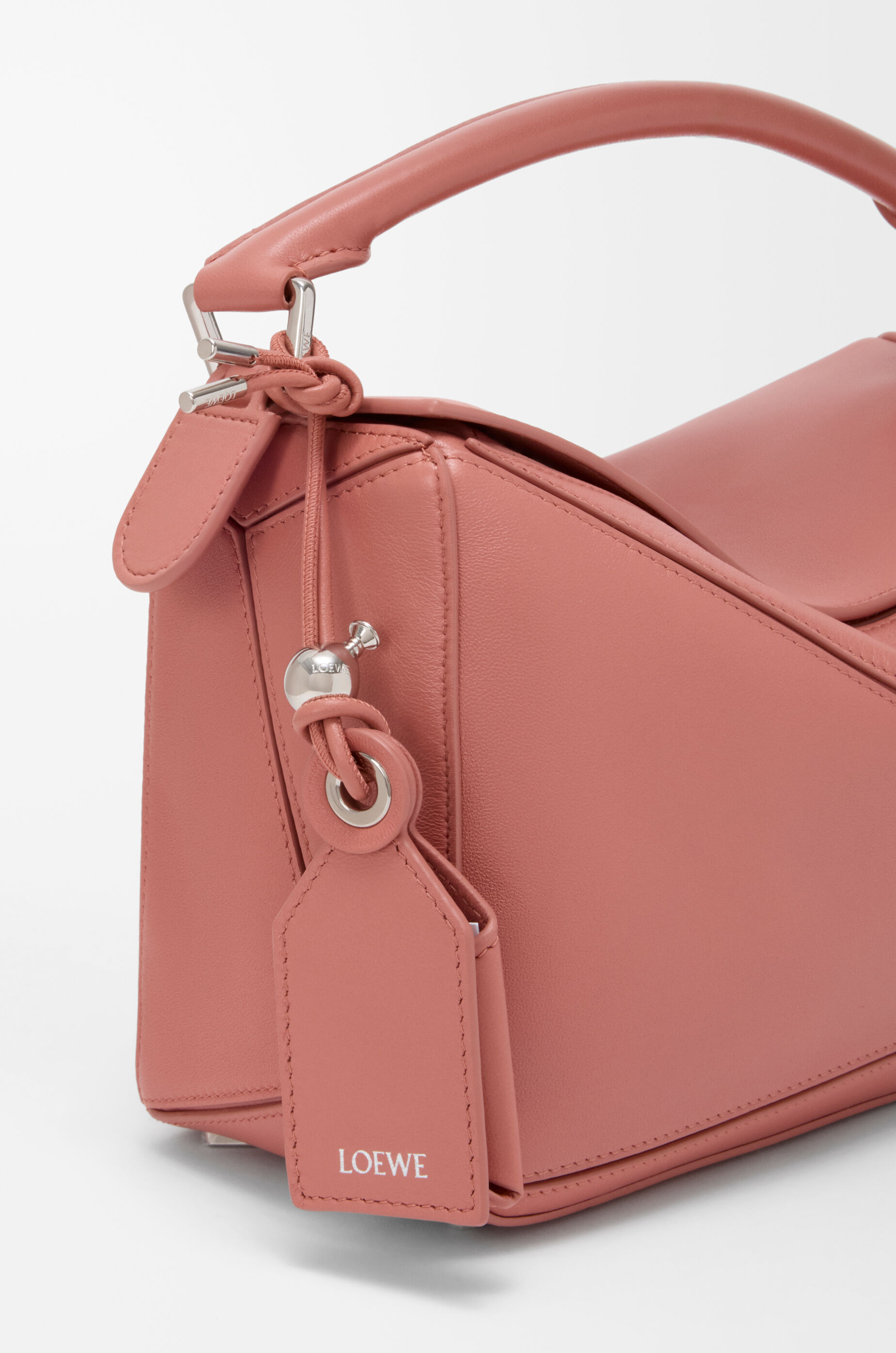 LOEWE Small Featherlight Puzzle bag in nappa lambskin Blush