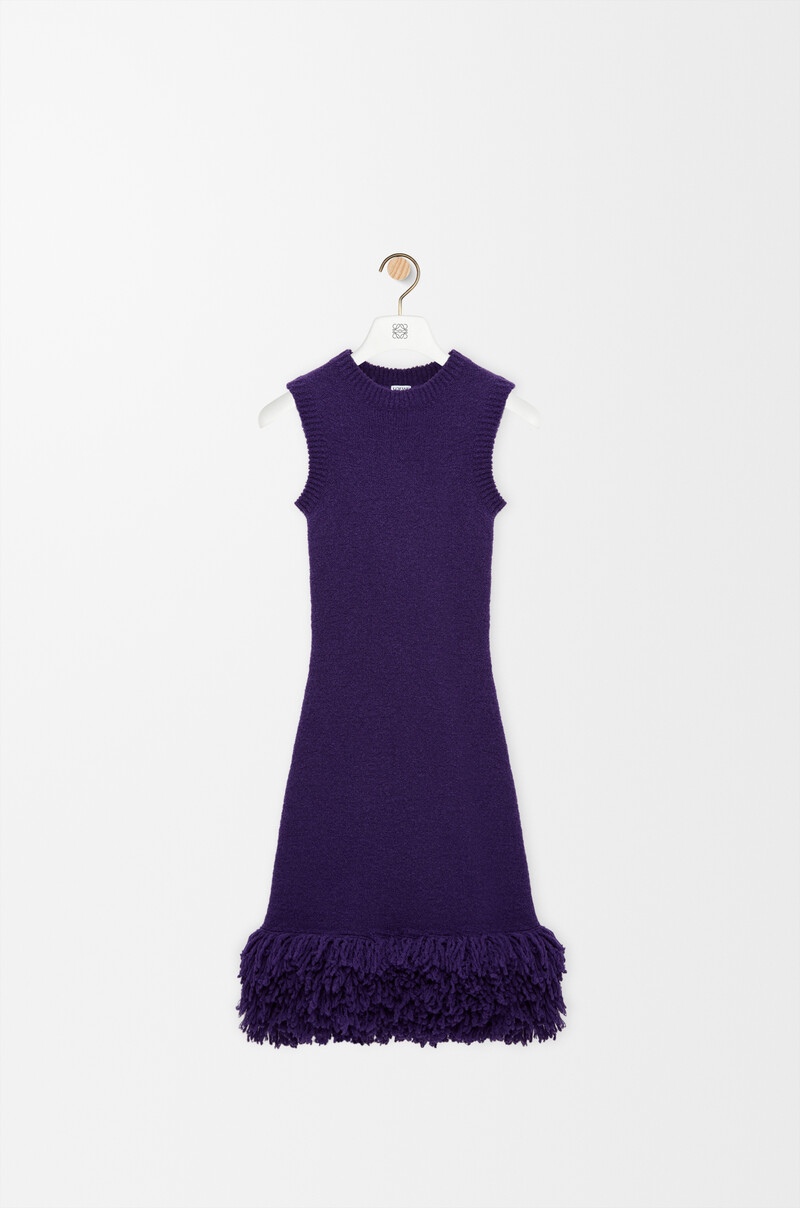Dress in wool blend by LOEWE