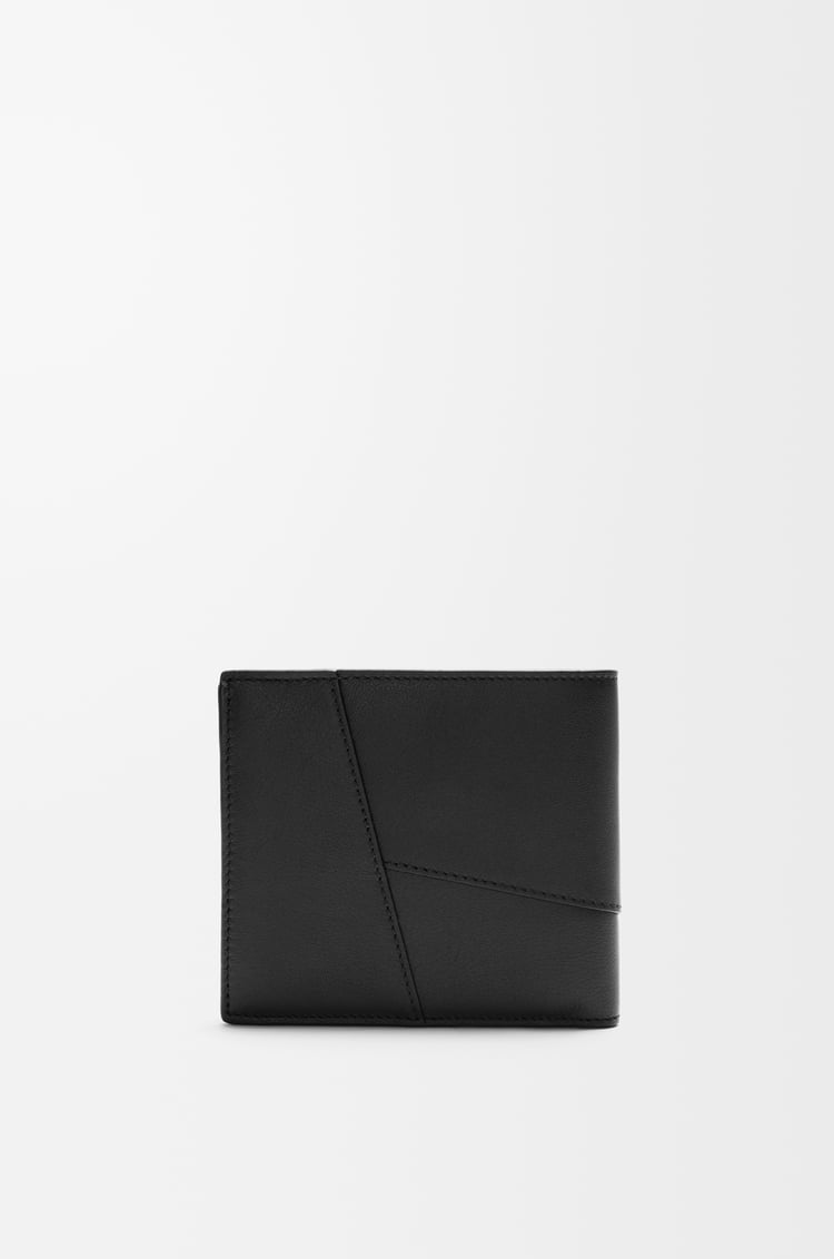 LOEWE Puzzle bifold coin wallet in classic calfskin Black