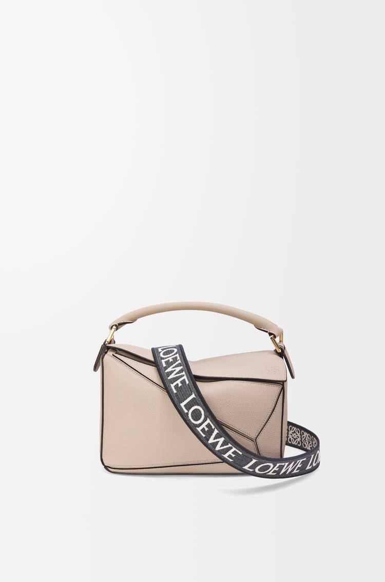 LOEWE Anagram strap in jacquard and calfskin Deep Navy