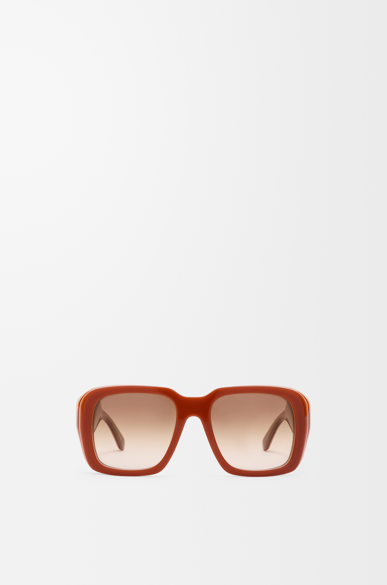 LOEWE Sierra Square sunglasses Rust Red