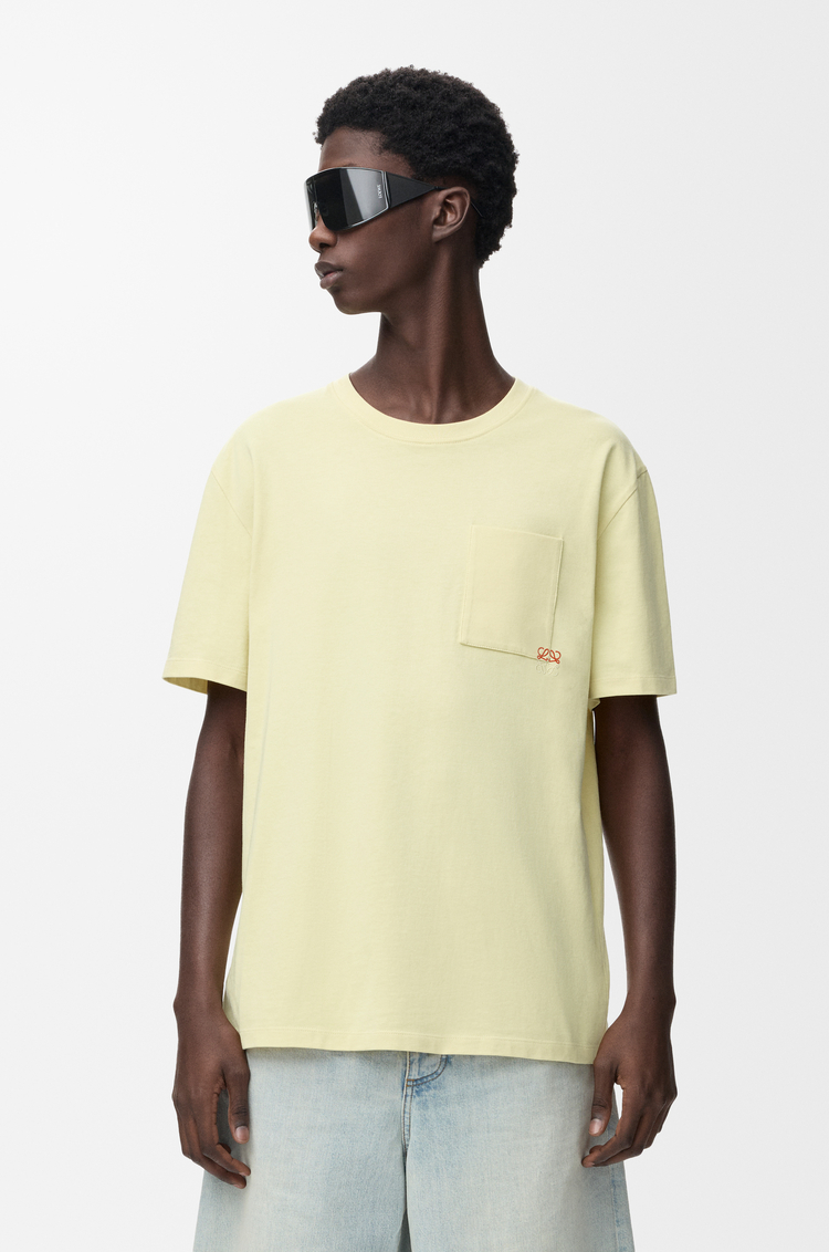 LOEWE Relaxed fit T-shirt in cotton Light Yellow