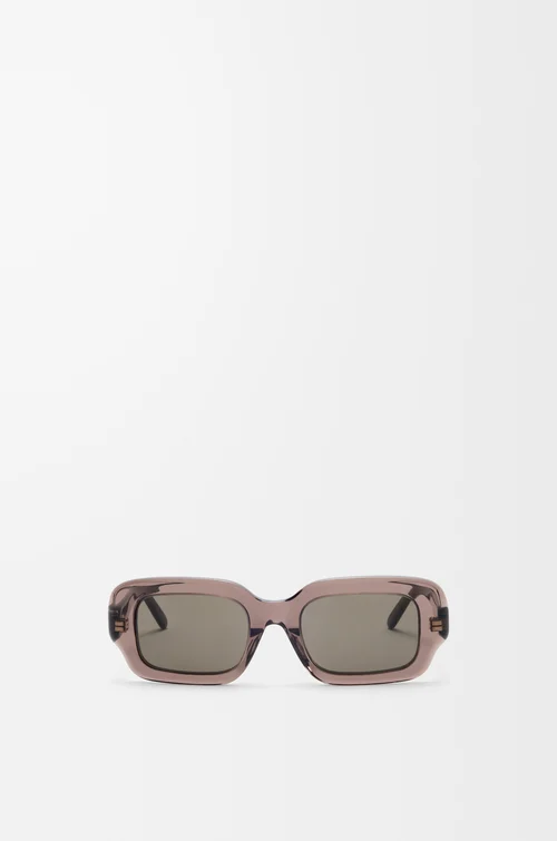 LOEWE Gafas de sol Rectangular Slim Marrón Transparente