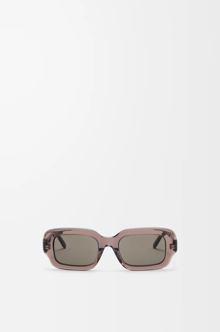 LOEWE Gafas de sol Rectangular Slim Marrón Transparente