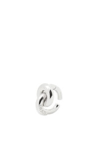 LOEWE Donut link ear cuff in sterling silver Silver
