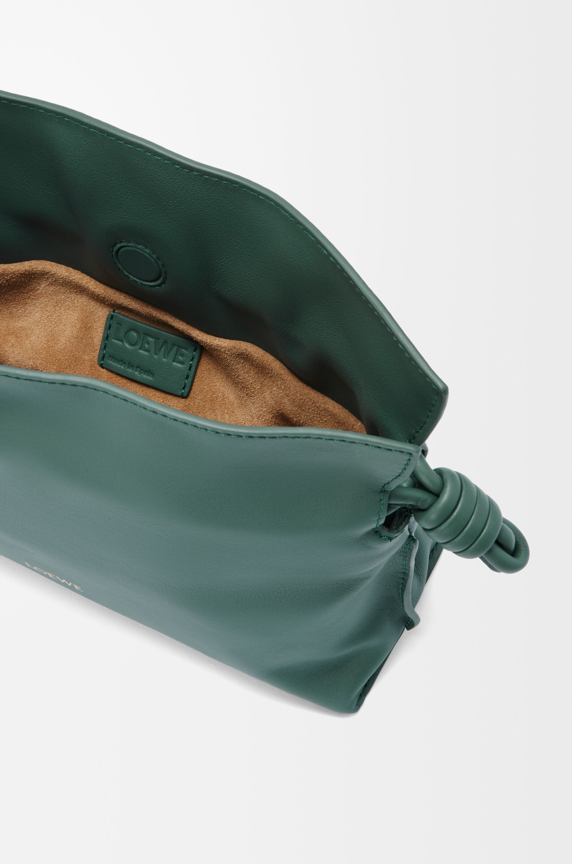 フラメンコクラッチ ミニ（ナパカーフ） グリーン - LOEWE