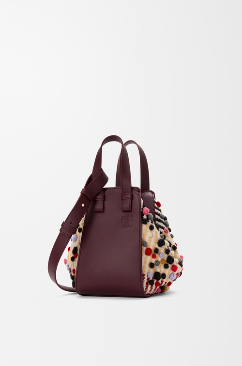 LOEWE ハンモックバッグ コンパクト（エンブロイダリーテキスタイル） Natural/Multicolor