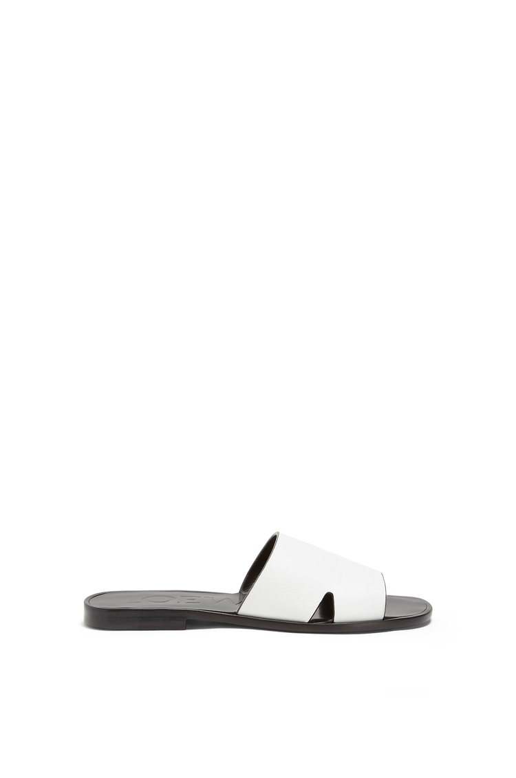LOEWE Anagram mule in calfskin White