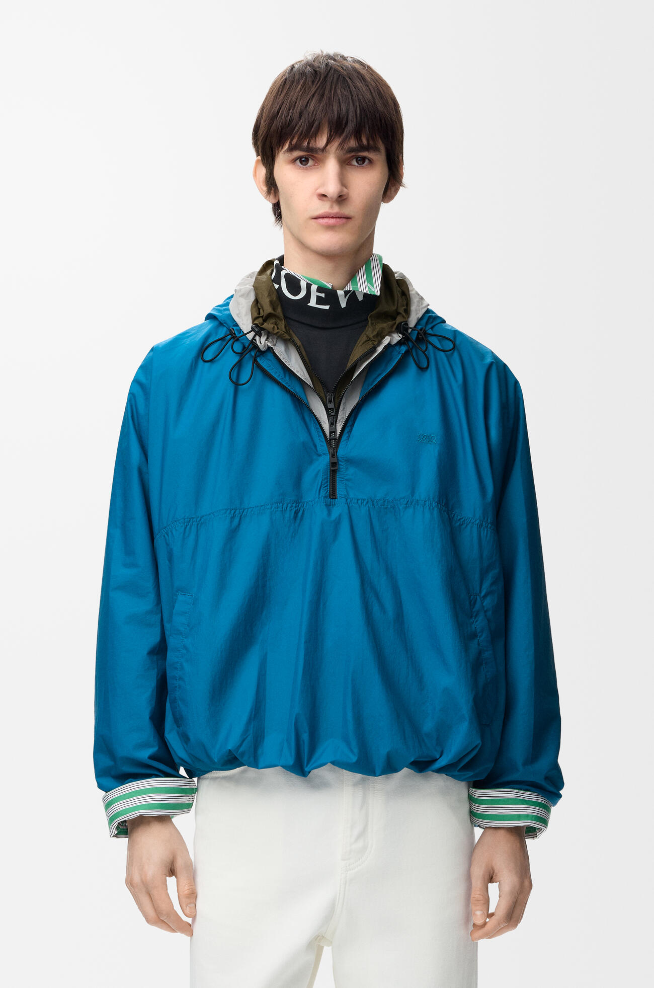 LOEWE Anorak in technical shell Blue