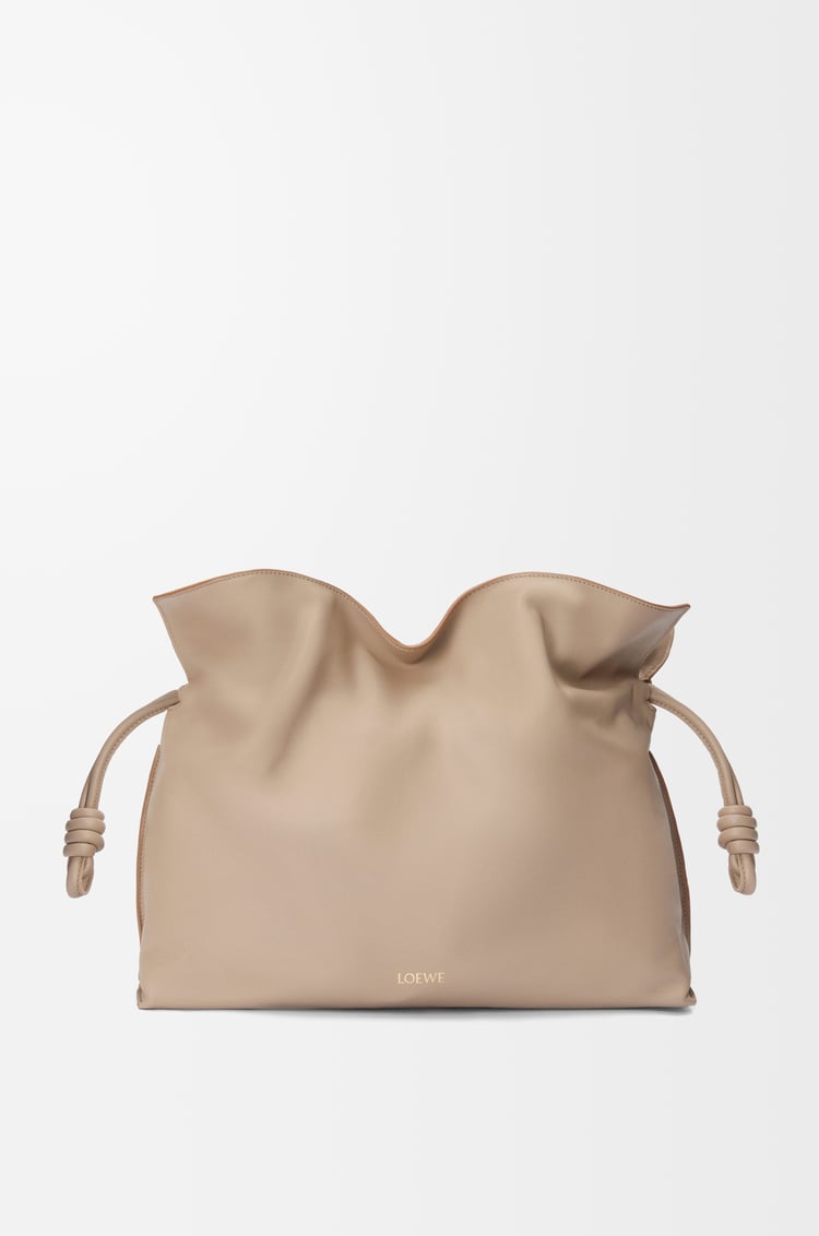 LOEWE フラメンコクラッチ ラージ（ナパカーフ） サンド