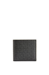 LOEWE Repeat bifold wallet in embossed silk calfskin Black pdp_rd