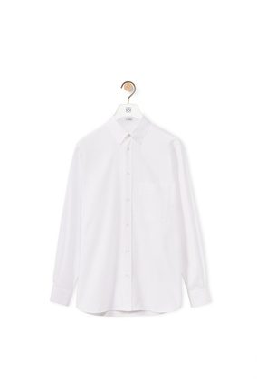 LOEWE Oxford shirt in cotton White plp_rd