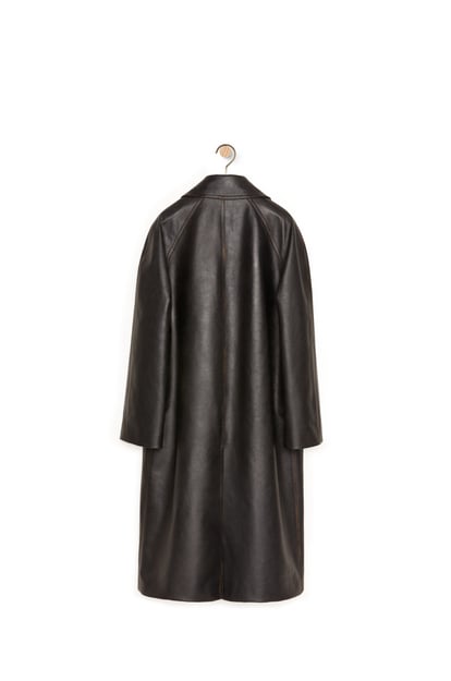 LOEWE Coat in nappa calfskin Dark Brown plp_rd
