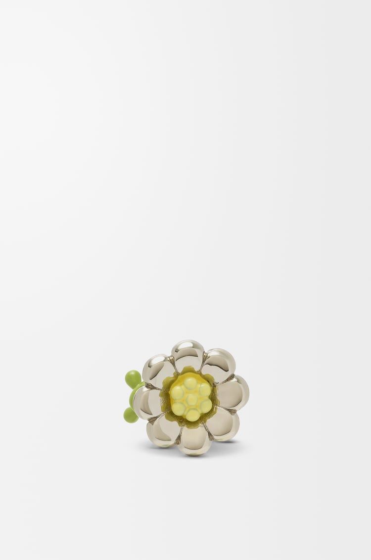 LOEWE Caterpillar dice Palladium/Meadow Green