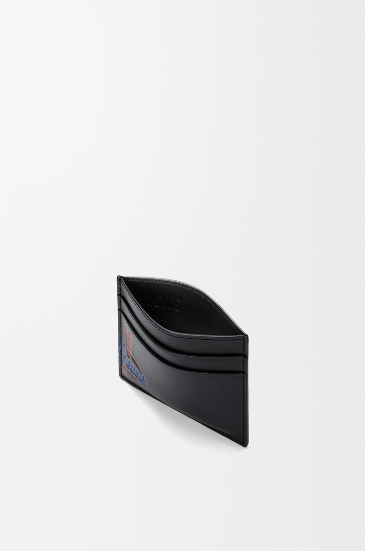 LOEWE プレーン カードホルダー（シャイニーカーフ） ブラック