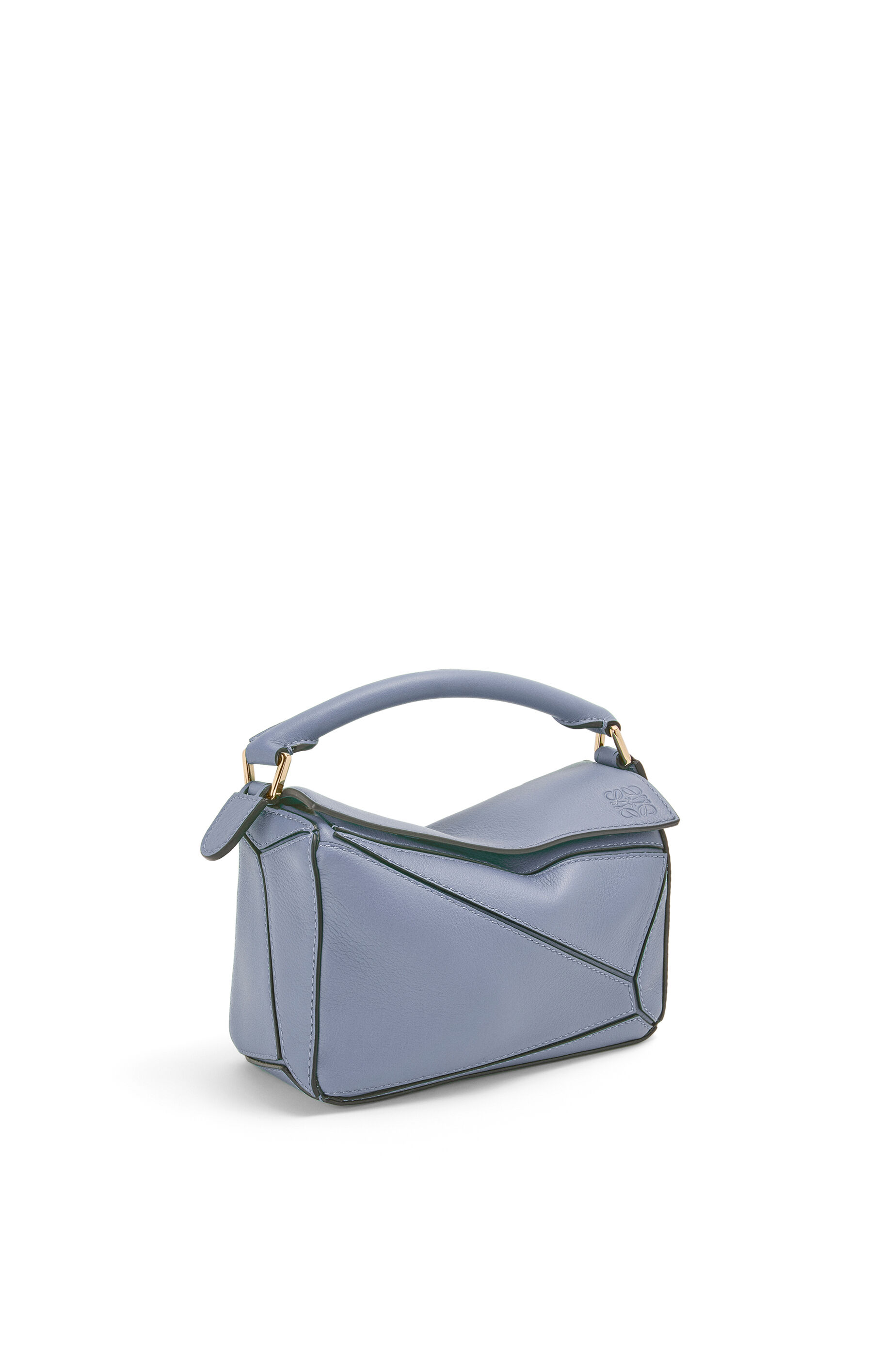 Bolso Puzzle mini en piel de ternera clásica Azul Atlantico - LOEWE