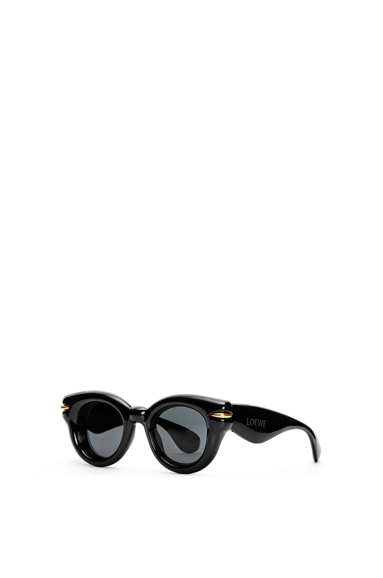 LOEWE Gafas de sol Inflated en nailon Negro Brillante