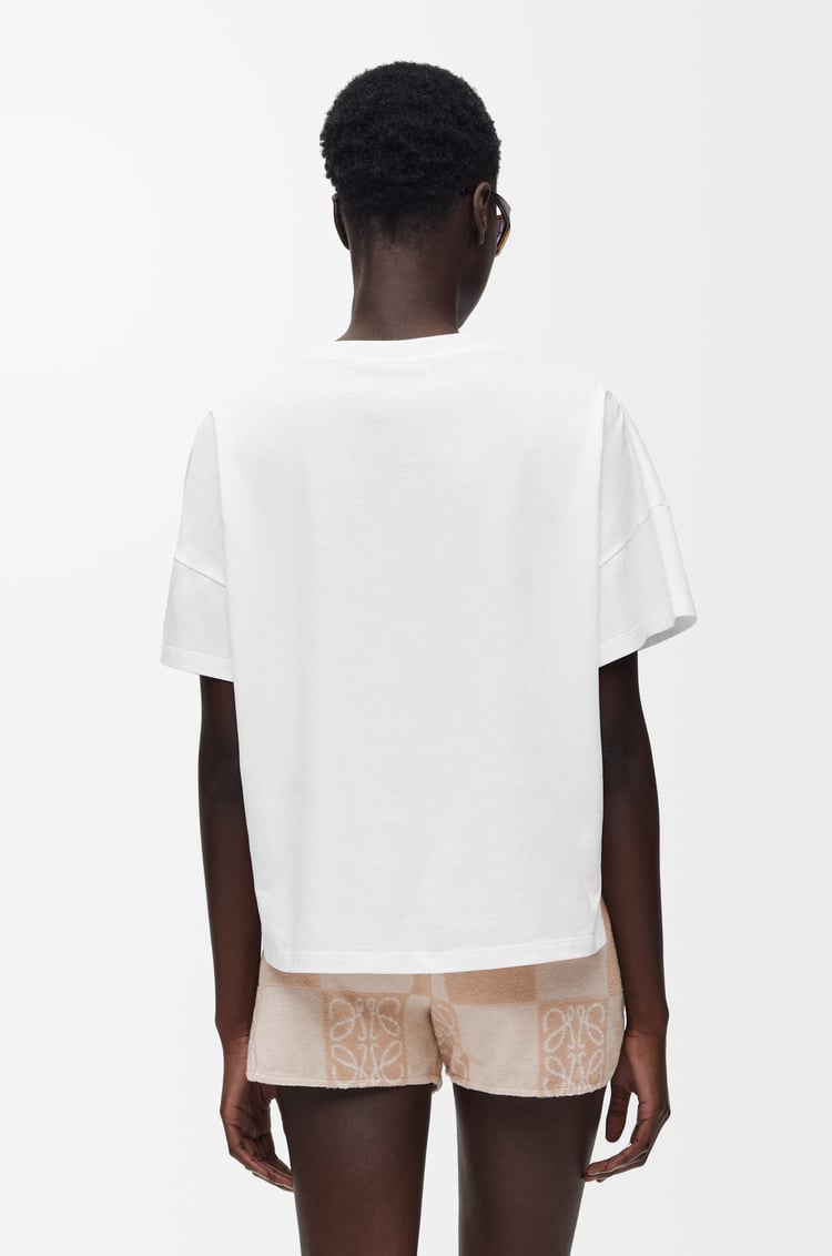 LOEWE Boxy fit T-shirt in cotton White
