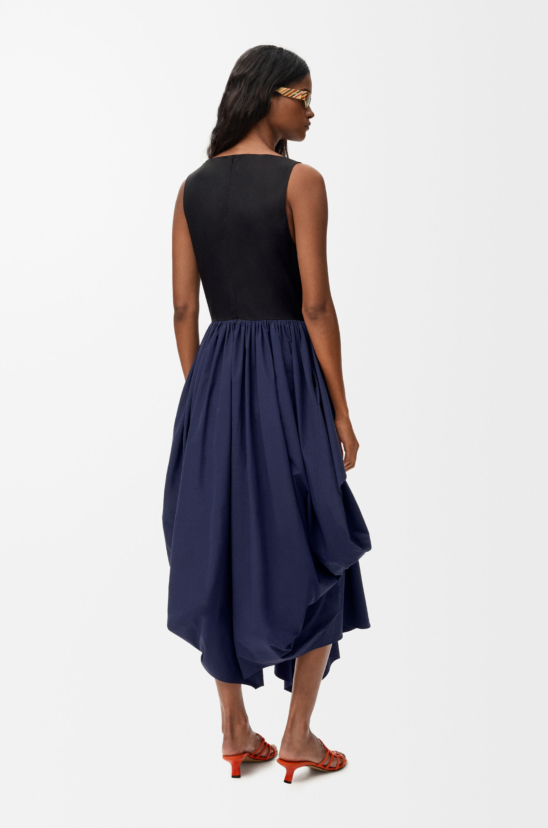 Dress in cotton Black - LOEWE APAC official website