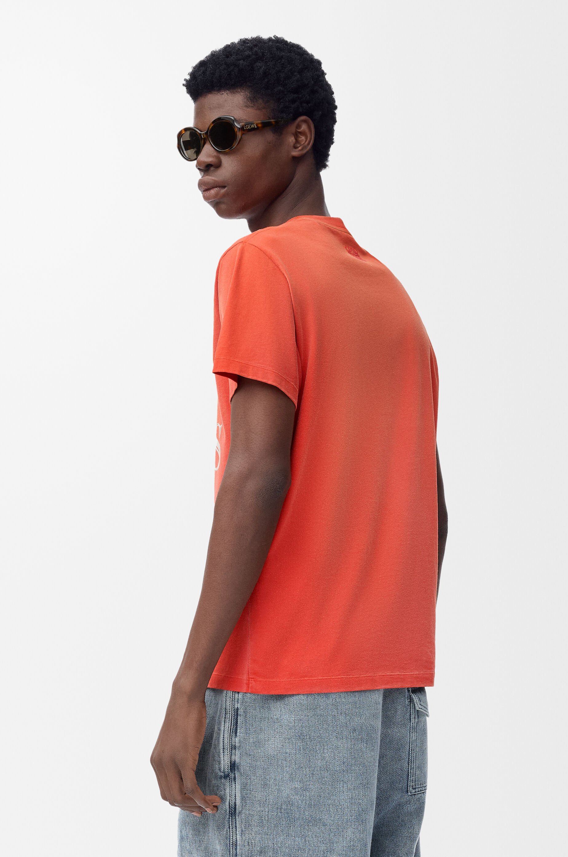 レギュラーフィット Tシャツ（コットン） オレンジ - LOEWE