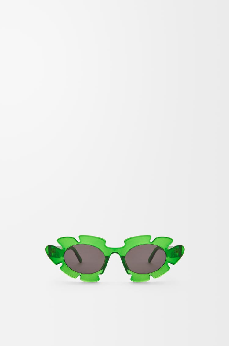 LOEWE Flower sunglasses Transparent Green